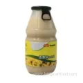Banana Flavored Lactobacillus Yogurt Milk Drink in 220g Glass Bottle